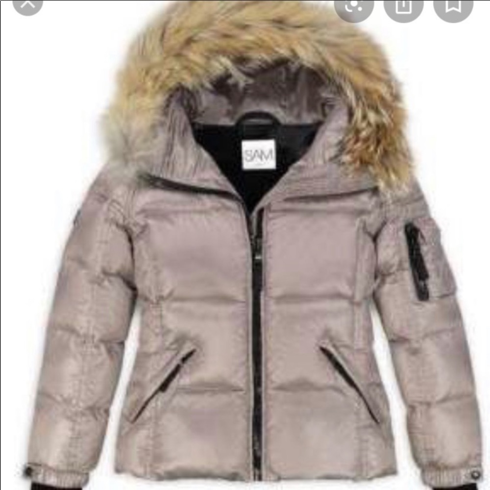 Sam Jacket with real fur collar hood - Picture 1 of 4